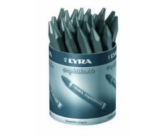 LYRA 5623240 - Graphit-Kreide, Kartonrunddose 24 Kreiden