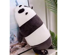 Hava Kolari Plüschtier Pandabär Bär Spielzeug Kuscheltier Plüschpanda groß Liegender Bär (Schwarz und weiß,35CM)