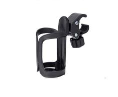 Infant Flaschenhalter für Kinderwagen Kunststoff Organizer Getränkehalter Wagen (Schwarz) 1PC