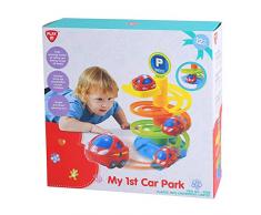 Bavaria Home Style Collection Mein erstes Parkhaus Parkgarage Spielgarage mit Auto - mit 3 Ebenen - Kinder Spielzeuge ab 12 Monate - Babyspielzeuge - Geschenkideen Oster Weihnachen Geburtstag