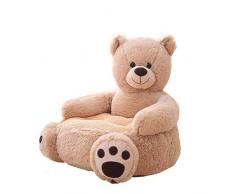 Pelande Kinder Plüsch Sofa Sitz Kinderstuhl Komfort Sessel Tier Sofa Sitz (Bär,01)