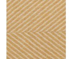URBANARA Kissen “Gotland“ - 100% Schurwolle/Leinen, Senfgelb/Creme - 40 x 60 cm, 1 Kissenhülle + 1 Inlett, Dekokissen, Sofakissen, Wohnkissen