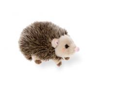 Bauer Spielwaren Pia Pia Club Igel: Flauschiges Kuscheltier zum Liebhaben und Spielen, mit Sammelarmband, stehend, 17cm, braun (17116)