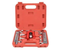 Bindpo Flaring Swage Tool Kit, Rohrexpander Set aus legiertem Stahl mit Stylingkopf, Lochexpander und Spannfutter für 3-16mm Kupfer, Messing und Aluminiumrohre