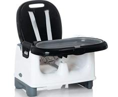 Mitwachsender Tischsitz/Sitzerhöhung/Hochstuhl mit TABLETT (SCHWARZ)