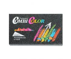 Tafelkreide bunt in der Schiebeschachtel, 12 Stück, staubfrei | Wiemann Lehrmittel