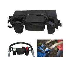 Kentop Kinderwagen Organizer Buggy Kinderwagen Hängende Tasche Getränkehalter Flaschenhalter Aufbewahrungstasche