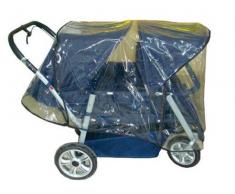 Regenschutz für den Krippenwagen Helena