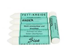 1 Stück Reifenkreide Weiß Sisa / Fettkreide / Reifen / Werkstatt / Vulkanisation / weiß / Kreide / Signierkreide / Wachskreide / RAIDEX / Made in Germany / Wasserfest /Schreiben auf Fast allen Untergruenden / farbstark / bruchfest