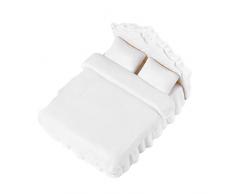 P Prettyia Puppenmöbel Puppenhausmöbel Miniatur Bett Möbelset für 1:20 Puppenhaus Schlafzimmer Zubehör