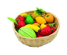 Goki 51661 - Kaufläden und Zubehör - Obst im Korb