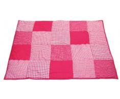 TAFTAN BX -199 100% Baumwolle Karierter Patchwork Krabbeldecke, 100 x 80 cm, in 10 farben verfügbar