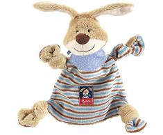 sigikid, Mädchen und Jungen, Schnuffeltuch Hase, Semmel Bunny, Beige/Blau, 47893