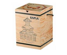 KAPLA Holzbaukasten 280 Steine in Holzkiste mit Kunstbuch