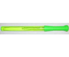 1x Seifenblasenstab grün 39cm lang; 2,5cm breit; 125ml Seifenblasenlösung