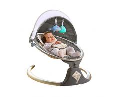 ADM6 Fernbedienung Kinderschaukelstuhl, Sicherheit Fünf-Punkte-Buckle, Anti-Rollover Entwurf, Fünfgang-Anpassung, Intelligent Timing, Schlafen Baby Schaukelstuhl