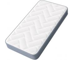 Hilding Sweden Pure Kids Multicore Kinder-/ Kaltschaummatratze, Orthopädische Schaumstoffmatratze für Kinder und Jugendliche, 140 x 70 x 16 cm, weiß und grau