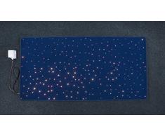 STC2010BLLUNA Stern-Teppich, Glasfaser, 2 x 1 m, mit extra hellen LED-Lichtquelle, Blau