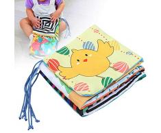 Nannday Baby-Bade-Bücher, Baby-Krippen-Stoff-Buch Niedliche Tier-Lernrassel Verzerrender Spiegel Lernspielzeug, Baby-Jungen-Mädchen(1-1#)