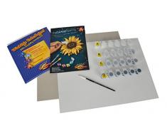 Schipper 602100371 - Malen nach Zahlen - Male deinen Liebling schwarz/weiß - Bilder malen für Erwachsene, inklusive Pinsel und Acrylfarben, 30 x 40 cm