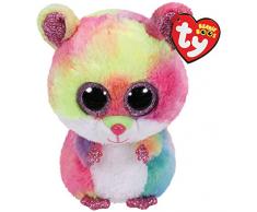 TY Small – Rodney der Hamster Beanie boo S Plüsch, ty36214, Mehrfarbig