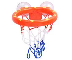 Joyibay Badespielzeug-Set Mini Basketballkorb & Bälle Set Duschspielzeug Basketballspiel Spielzeug Für Kleinkind Baby