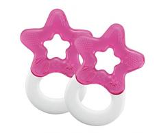 Dentistar® Kühlbeißring 2er Set - Beißring -wassergefüllt kühlend - Massage Zahnungshilfe für Babys & Kleinkinder ab 3 Monate - Made in EU - BPA frei