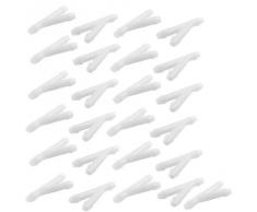 Typ 25 Stücke 4 mm Innendurchmesser Y PP-R Treppenhochstuhl Weiss Rohrverbinder