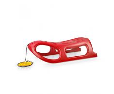 Kunststoff Schlitten 86 cm - Rot