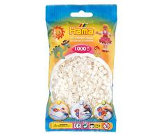 Hama 207-64 - Bügelperlen im Beutel, ca. 1000 Stück, perlmutt