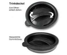 Thermobecher weiß mit Namen Kuscheltiger - Motiv Positive Eigenschaften (Tag Cloud) - Coffee To Go Becher, Thermo-Tasse