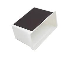 Toyvian Magnetischer Trockenradierer-Halter, Marker Stift, Organizer, Kreidetafel, Stift, Kreide, Aufbewahrungsbox für Zuhause, Schule, Büro (weiß)