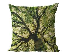 Nunubee Tiermuster Kissenbezüge 45 x 45 cm Leinen Zierkissenbezüge Dekorative Kissenbezug Dekokissen Sofakissen Lendenkissen Wurfkissenbezug Kissenhülle, Modell 30