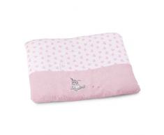 Sterntaler Wickelauflagenbezug Emmi Girl, Weiß/Rosa (Weiß), 80 x 90 cm