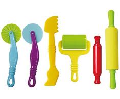 Modellierwerkzeug 6teilig für Play z.B. Doh Kinderknete,Magic Sand, Space Sand