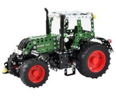 Tronico 10067 - Metallbaukasten Traktor Fendt 313 Vario, Junior Serie, Maßstab 1:24, 735-teilig, grün