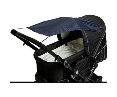 Sonnensegel (UV-Schutz 50+) für Buggy/Kinderwagen (Oxford Polyester) (Dunkelblau)