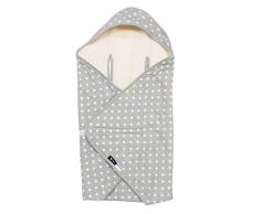 Alvi Einschlagdecke silbergrau Größe 80x80 cm