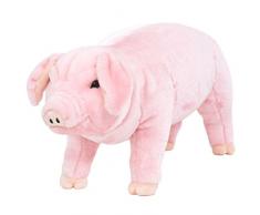 vidaXL Plüschtier Stehend Schwein XXL Plüschspielzeug Kuscheltier Stofftier