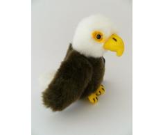 Unbekannt Stofftier Adler 11 cm, Kuscheltier Plüschtier Vogel Greifvogel Weißkopfseeadler