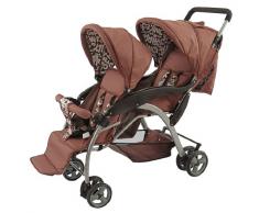 United Kids 506320 Geschwisterwagen Modell QX-259, Braun