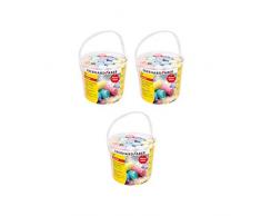 Eberhard Faber 526520 - Straßenmalkreide Glitzer, 20er Eimer (20er Eimer mit Glitzer | 3 Eimer)