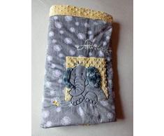 Babydecke kuschelige schmuseweiche Babydecke Fleecedecke Kinderwagendecke