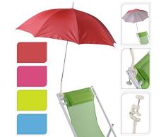 Meinposten Sonnenschirm für Kinderwagen Ø 100 cm UV Schutz 50+ Buggy Schirm für liegen (Lila)