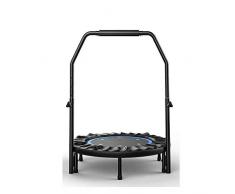 Fitness-Trampolin Mit Verstellbaren Armlehnen Indoor-40-Zoll-Minitrampolin Für Erwachsene/Kinder - Maximale Belastung 200 Kg Indoor-Trampolin