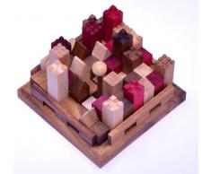Castle - Burg - 3D Puzzle - Denkspiel - Knobelspiel - Geduldspiel - Logikspiel aus Holz mit vielen Spielvarianten