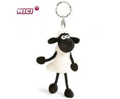 NICI Schlüsselanhänger Shaun das Schaf 13 cm – Kuscheltier Shaun das Schaf Kuscheltieranhänger mit Schlüsselring für Schlüsselband, Schlüsselbund, Schlüsselhalter & Schlüsselkette – 33098