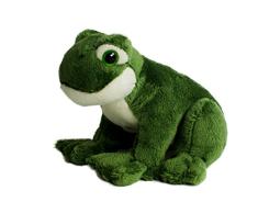 Kuscheltier Frosch mit Sound sitzend grün 18 cm Plüschfrosch Plüschtier