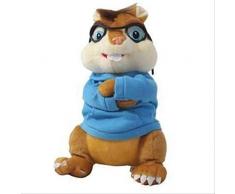 Alvin Und Die Chipmunks Alvin Maus Weiches Plüschtier Für Baby-weihnachtsgeschenk 24cm Blau