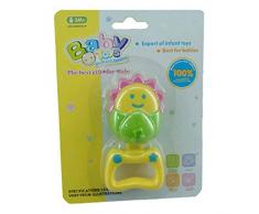 Babyrassel, Beißring und Greifling mit Sonne und Griff ab 3 Monate